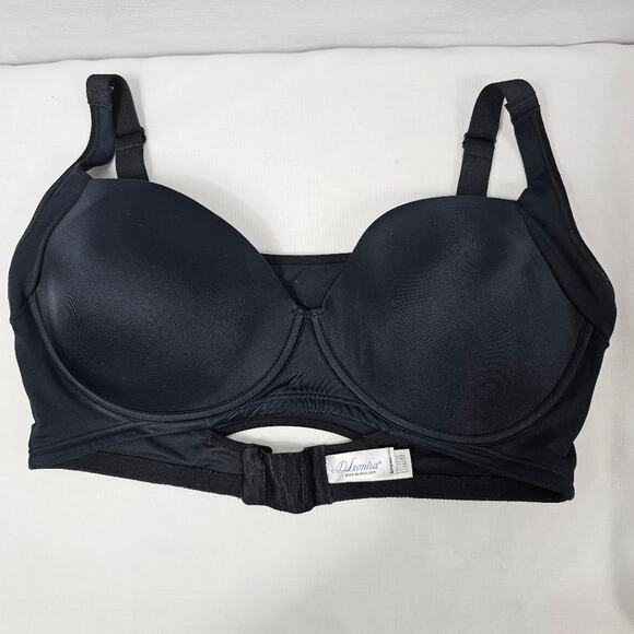 Leonisa Black Underwire Support Bra Size 40 - Picture 1 of 12